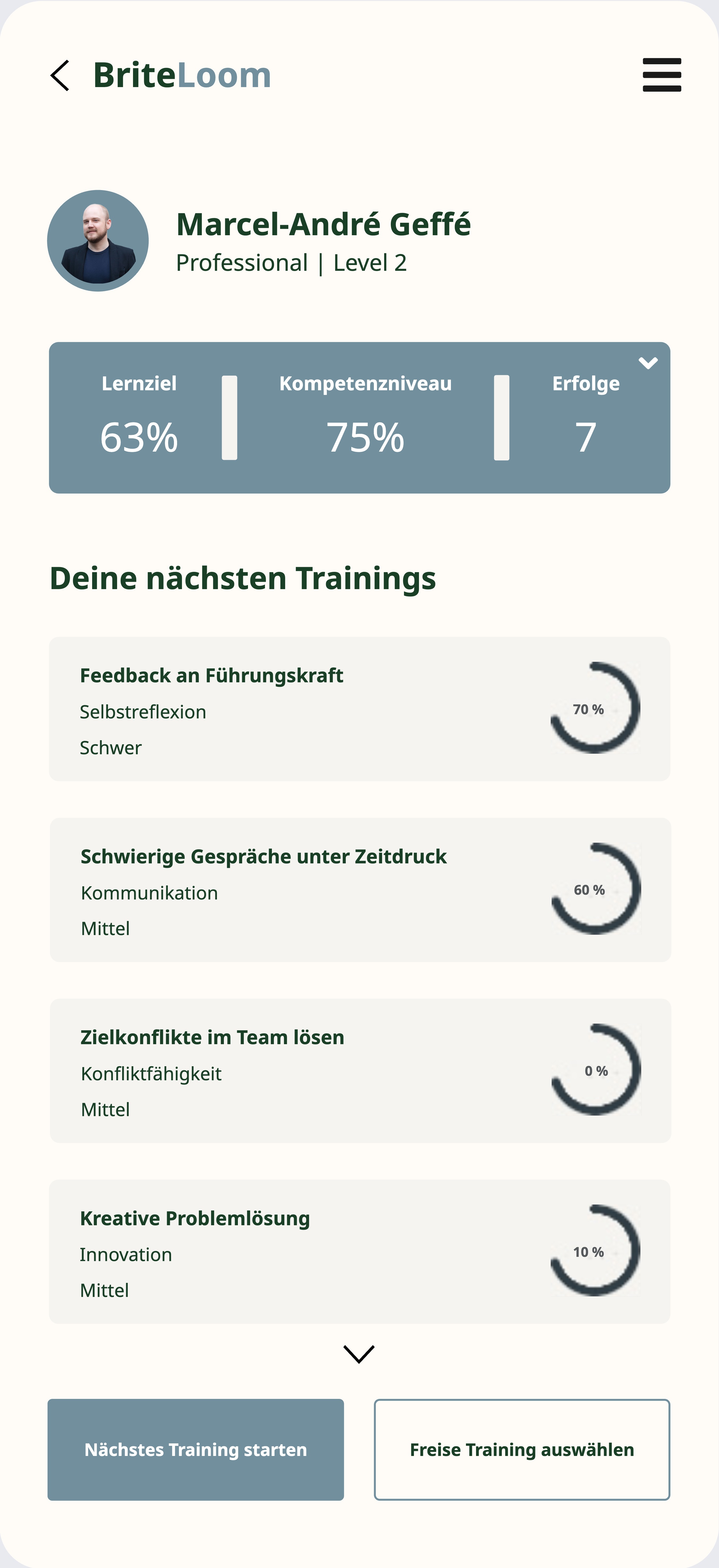 Mobile Dashboard - Step 1